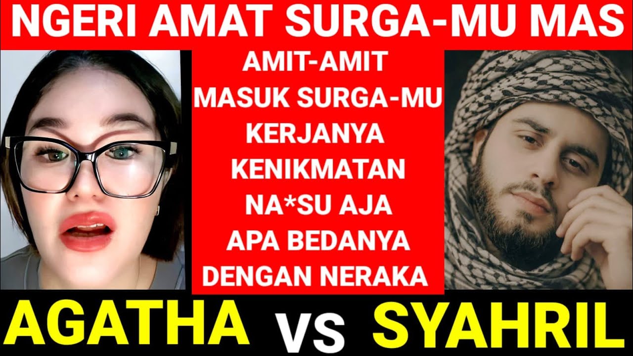 AGATHA VS SYAHRIL‼️BERHENTI IKUT AJARAN YANG SURGANYA HANYA SOAL KENIKM4TAN S*X