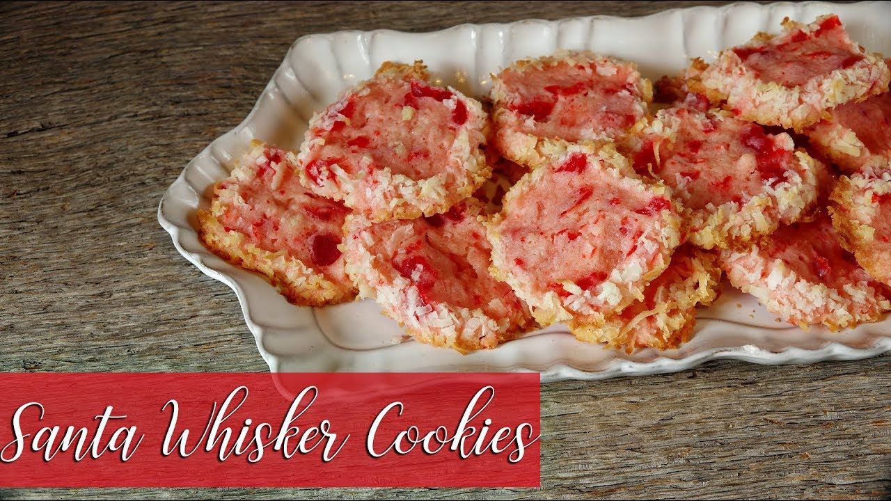 Santa Whisker Cookies |  Mid-Century Goodness!