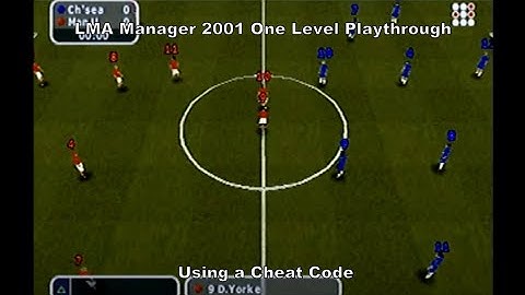 LMA Manager 2001 One Level Playthrough using a Ps1 Cheat Code :D #Playstation #Sony #CheatCodes #Ps1