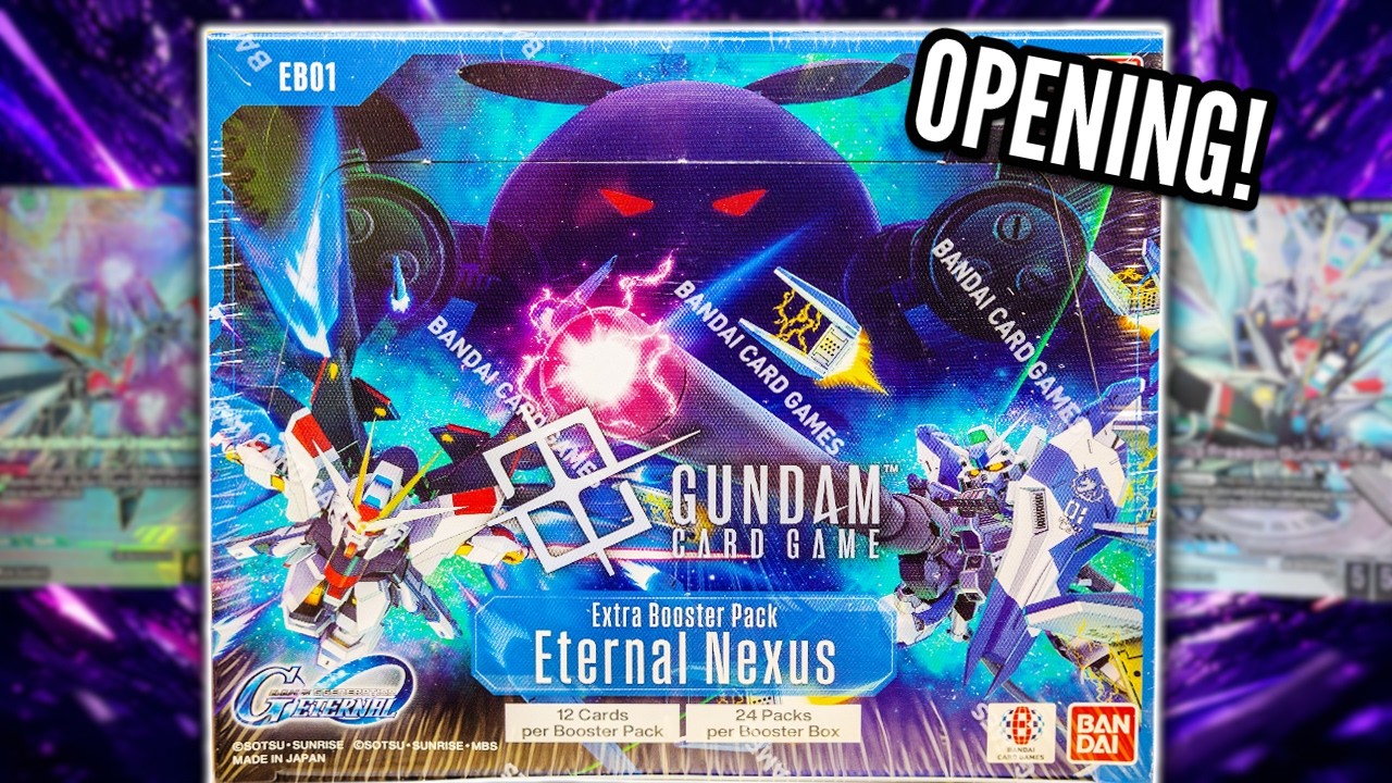 EB01 ETERNAL NEXUS - BOX OPENING - Gundam Card Game - YouTube