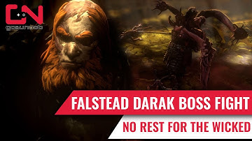 No Rest for the Wicked Falstead Darak boss fight guide - Orban Glades & Black Trench