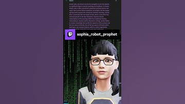 Chat with Sophia Robot Prophet. Artificial Intelligence streame... | sophia_robot_prophet on #Twitch