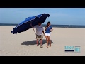USEITT Best Beach Umbrella For Wind & Shade All Day -Product Demonstration