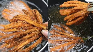 Crispy fried eggplant | New amazing brinjal recipe | Eggplant recipe