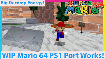Super Mario 64 Decomp Gets Ported to PS1