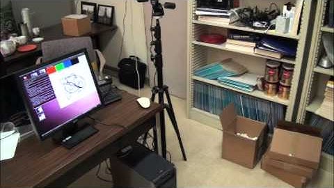 Interactive Paint Application with Microsoft Kinect (Summer 2012)