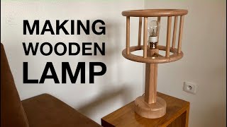 Making A Modern Wooden Lamp // Woodworking // My Cellar Workshop