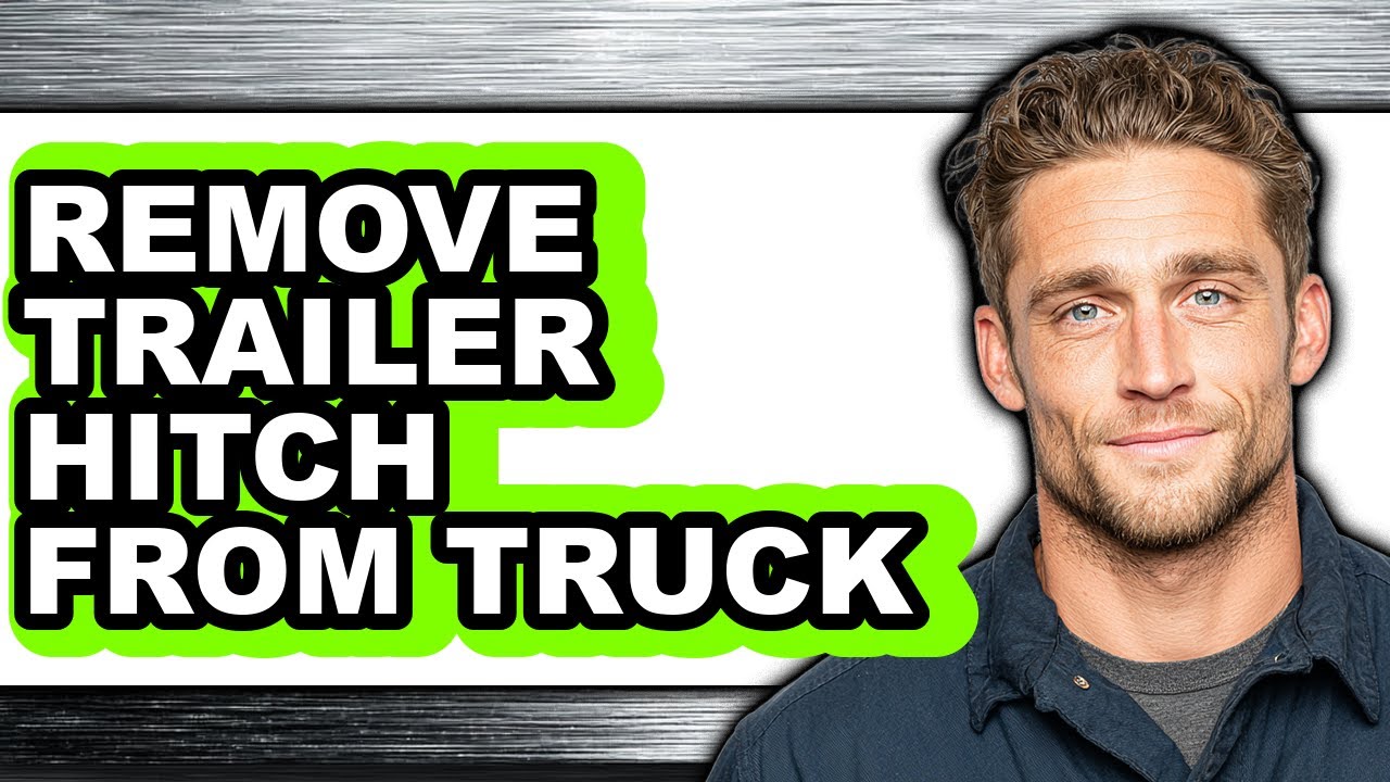 How to Remove Trailer Hitch from Truck - Step by Step - YouTube