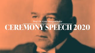 Award of the Oswald-Spengler-Prize 2020 to Walter Scheidel: Ceremony Speech by Max Otte
