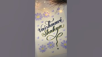 Comment your name❤️ #shivi_arts_ #calligraphy #art #calligraphymasters #nameart  #namecalligraphy