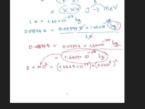 ตัวอย่างการคำนวณข้อ 2 Nuclear 1