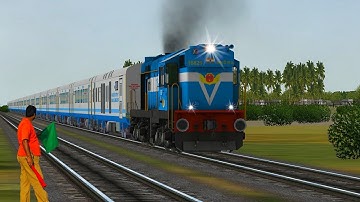 Back To Back High Speed Diesel Alco Trains Action || Indian Railways || Indian Train Simulator