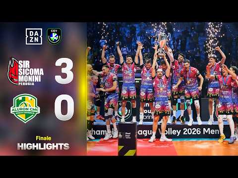 Video PERUGIA è ancora CAMPIONE D'EUROPA: Perugia-Zawiercie 3-0 | CEV Champions League | DAZN Highlights