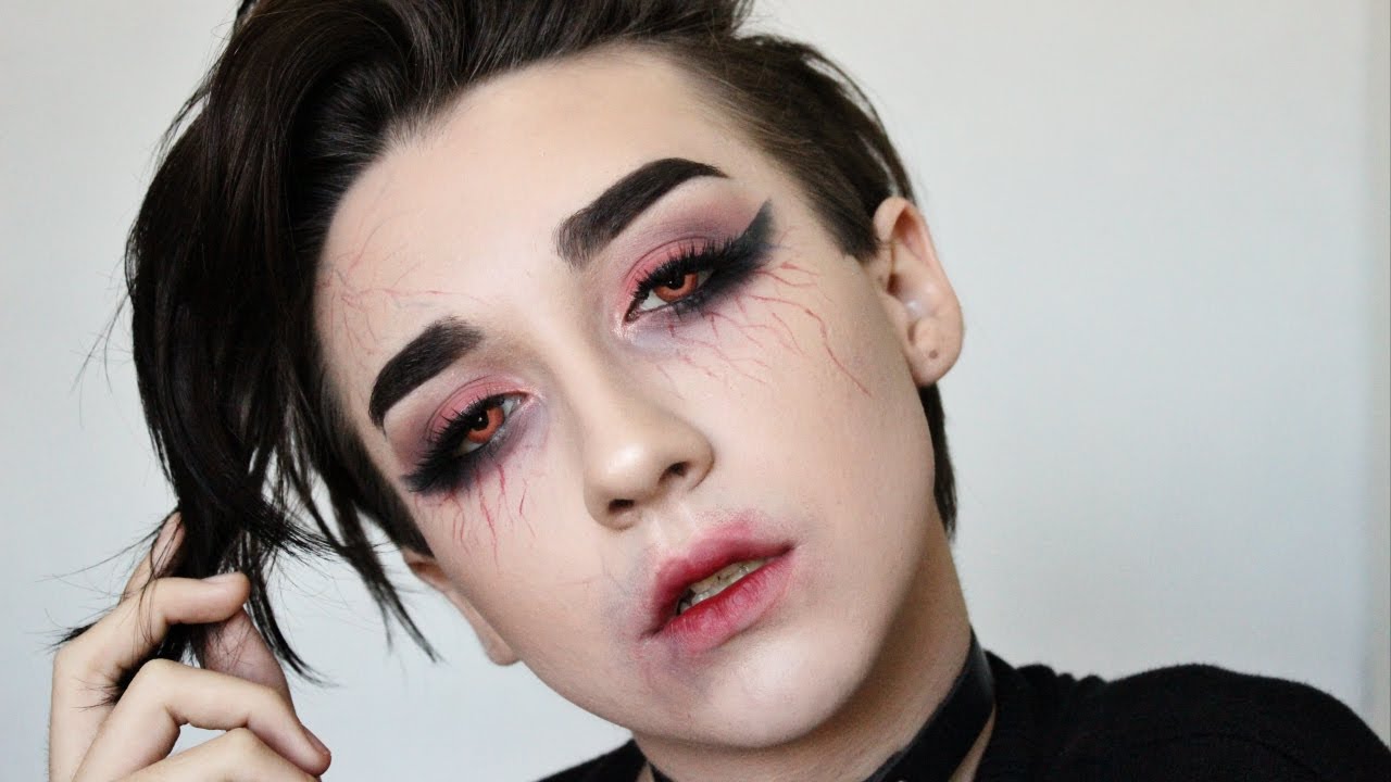 INSTA VAMPIRE HALLOWEEN Makeup Tutorial Damn Tee YouTube