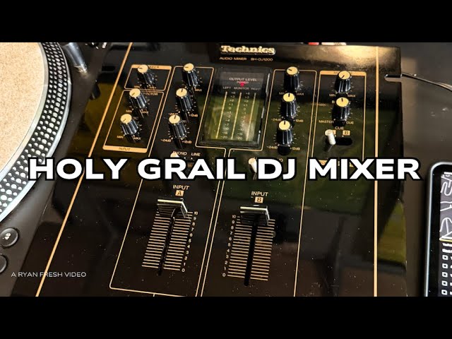 I got one of my holy grail DJ mixers: Technics SH-DJ1200