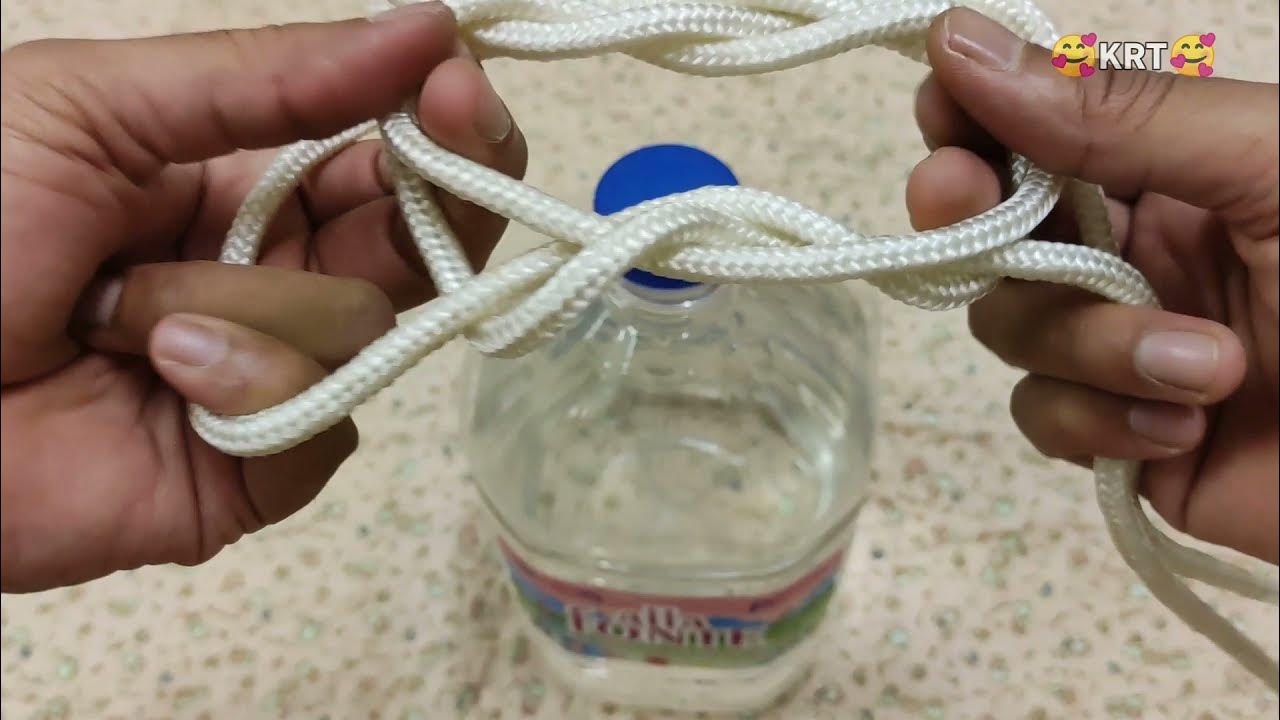 Most Daily Useful Knots Bottle Sling Knots Compilation How to tie a bottle sling knot YouTube
