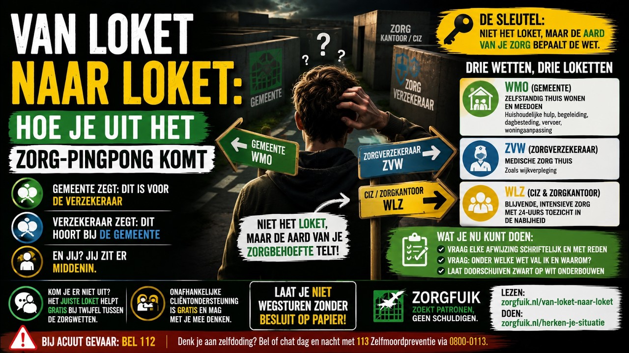 Van loket naar loket: hoe je uit het zorg-pingpong komt