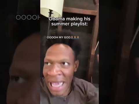 Obama making his summer playlist #relatable #obama #playlist