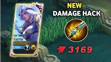 KARRIE NEW UNDERRATED DAMAGE HACK BUILD 2025 (Must Try!!) | MLBB