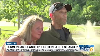 Oak Island firefighter overcomes battle with stage 4 cancer