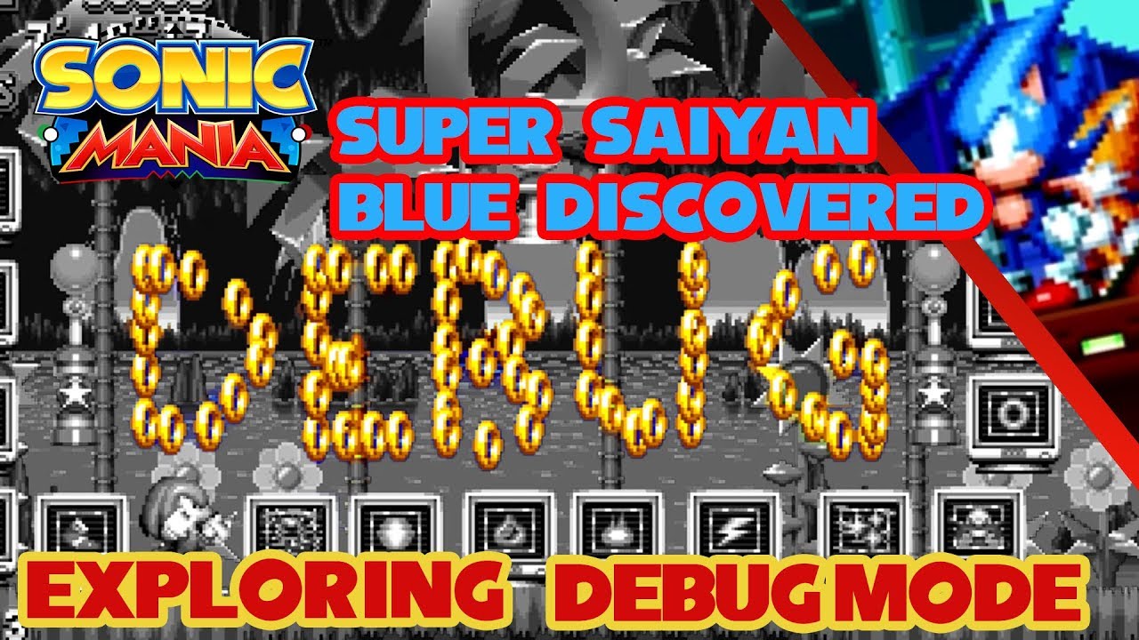 Exploring debug mode sonic mania youtube