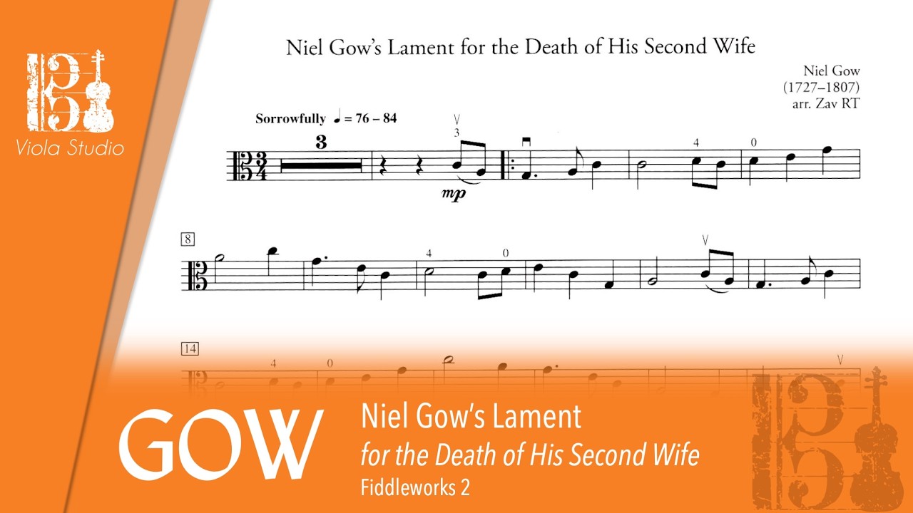 GOW - Niel Gow's Lament for the Death of His Second Wife | Progressive Tempo Practice