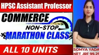 HPSC Assistant professor COMMERCE 🔥 Marathon! Important topics 🔥