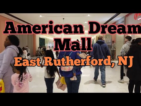 American Dream Mall | Walk tour inside and outside the mall | East Rutherford, New Jersey, USA