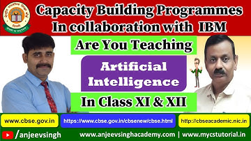 FREE Capacity Building Programmes | Teachers Teaching Artificial Intelligence XI & XII by IBM CBSE