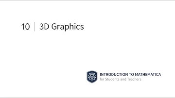 Introduction to Mathematica: 3D Graphics