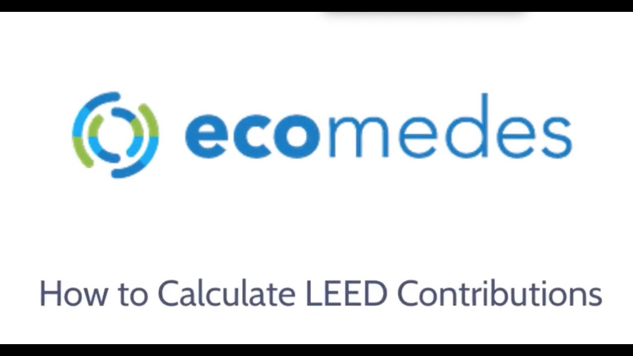 How to Calculate LEED Contributions YouTube
