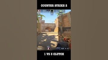 COUNTER STRIKE 2 1 VS 3 CLUTCH #cs2 #counterstrike2 #gaming