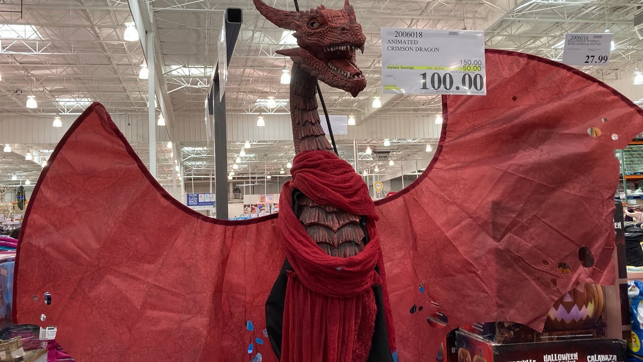 Crimson Dragon Costco Halloween 2020 YouTube