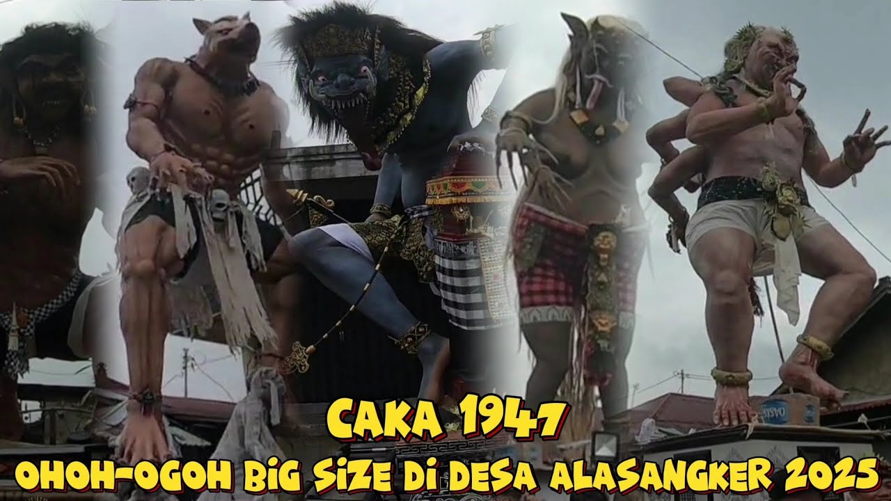 #anakalam Ogoh-ogoh Big size di Desa Alasangker tahun baru caka 1947/2025