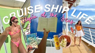 WORKING ON A CRUISE SHIP: crew areas, Youtopia show day routine, reblock rehearsals, new books! 📚🛳️ Profile