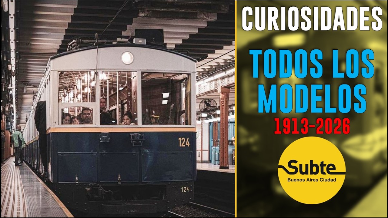 Una Curiosidad de TODOS LOS TRENES DEL SUBTE de BUENOS AIRES