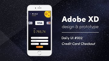 Daily UI 002 Credit Card Checkout | Adobe XD Design & Prototype