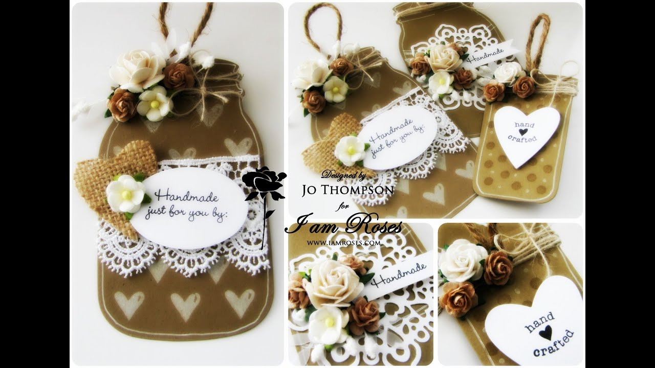 Mason Jar Tags - YouTube