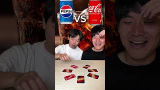 Coca-Cola vs. Pepsi: The Ultimate UNO Staircase Memory Duel! #challenge #funny  #shorts