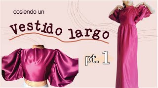 Hacemos un vestido largo | 𝗽𝗮𝗿𝘁𝗲 𝟭 👗