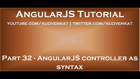 AngularJS-controller als syntaxis