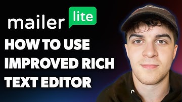How to Use the Improved Rich Text Editor in Mailerlite Classic (Full 2025 Guide)