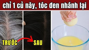 Tóc Bạc Nhiều Đến Mấy Cũng Đen Lại Nhờ Cách Dùng Gừng Theo Cách Này