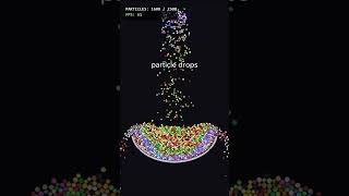 I Simulated 2,500 Particles in Python (And Blew Them Up) #physicsengine #pygame #satisfying
