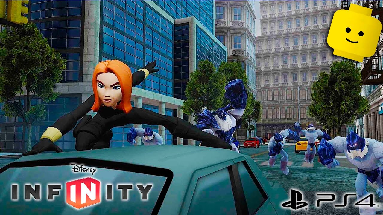 Marvel Racing Game BLACK WIDOW Marvel Superhero - Racing Cars Video Game PS4 Disney ...