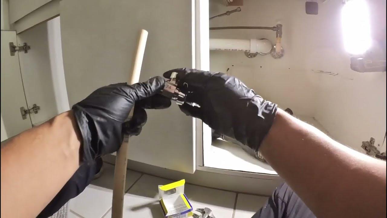 How to repair CPVC pipe leak, 如何维修水槽下CPVC管道漏水【TAMPA Frank 张】 YouTube