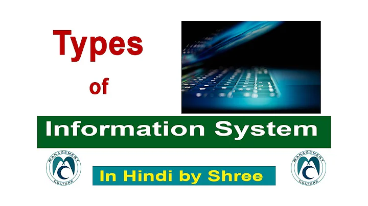 Types of Information system I MIS I CRM I ERP I In Hindi