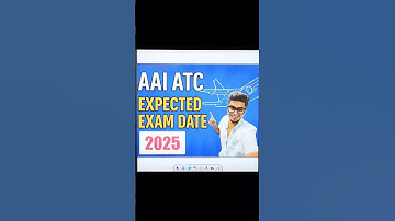 ✈️ AAI-ATC 2025 Expected Exam Date | Last Days Preparation Strategy 🚀 | by HV Sir