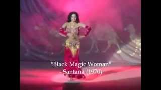 Video thumbnail of "Santana - Black Magic Woman (w/lyrics)"