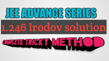 1.246 Irodov solution Mechanics